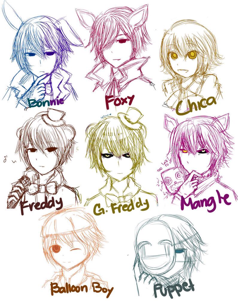 Featured image of post Anime Fnaf Characters Human