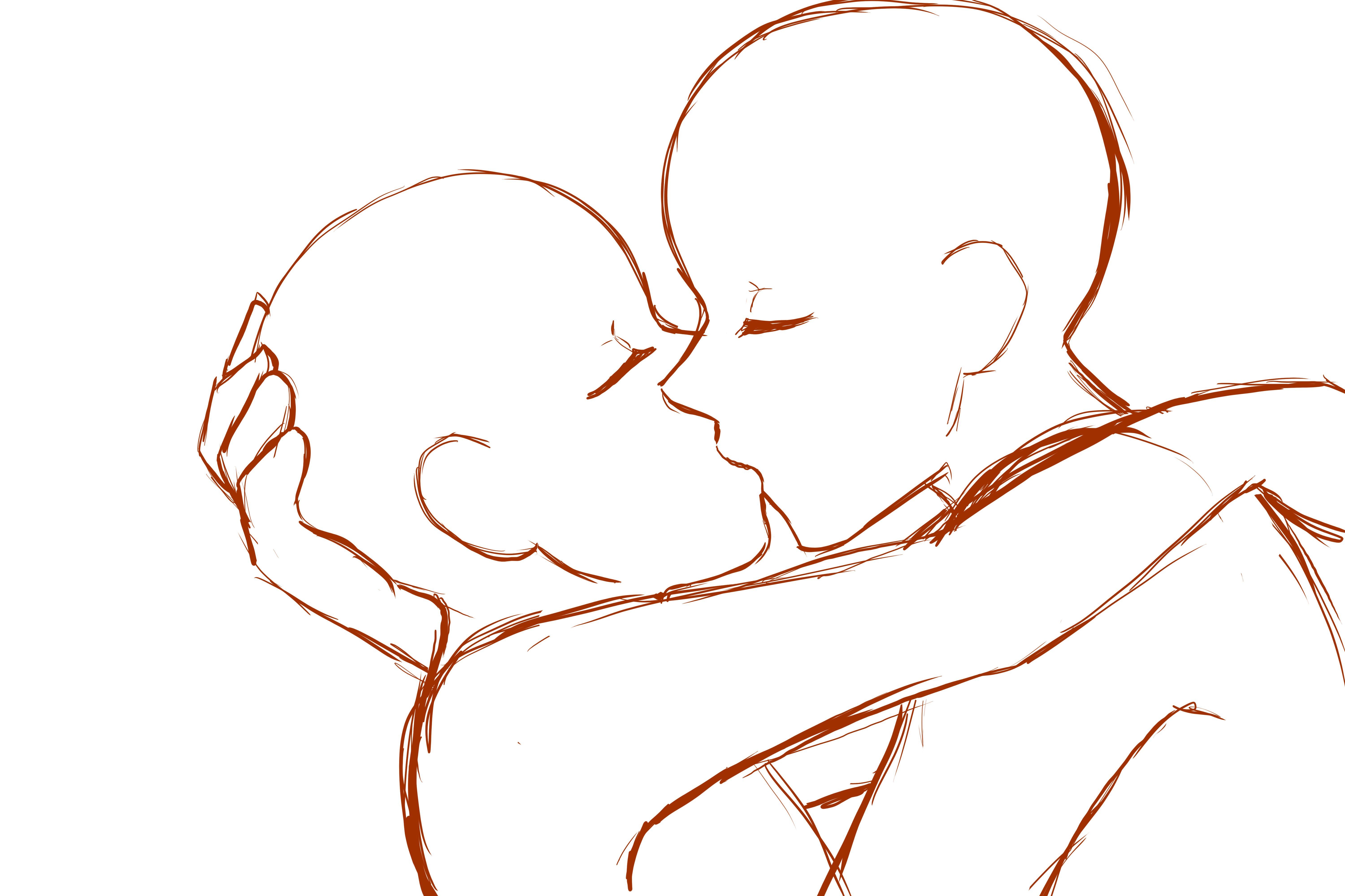 Featured image of post Anime Kissing Drawing Base