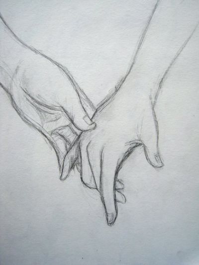 Featured image of post Pencil Sketches Cute Couple Holding Hands Drawing