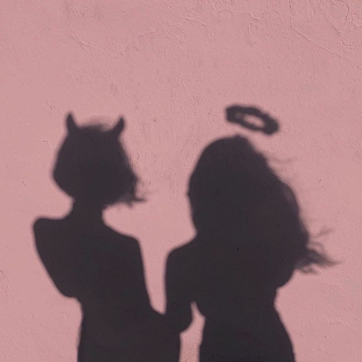 Featured image of post Pink Aesthetic Angel Shadow